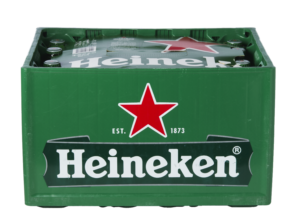 Heineken Krat Premium Pilsener Bier Fles 24 x 30 cl