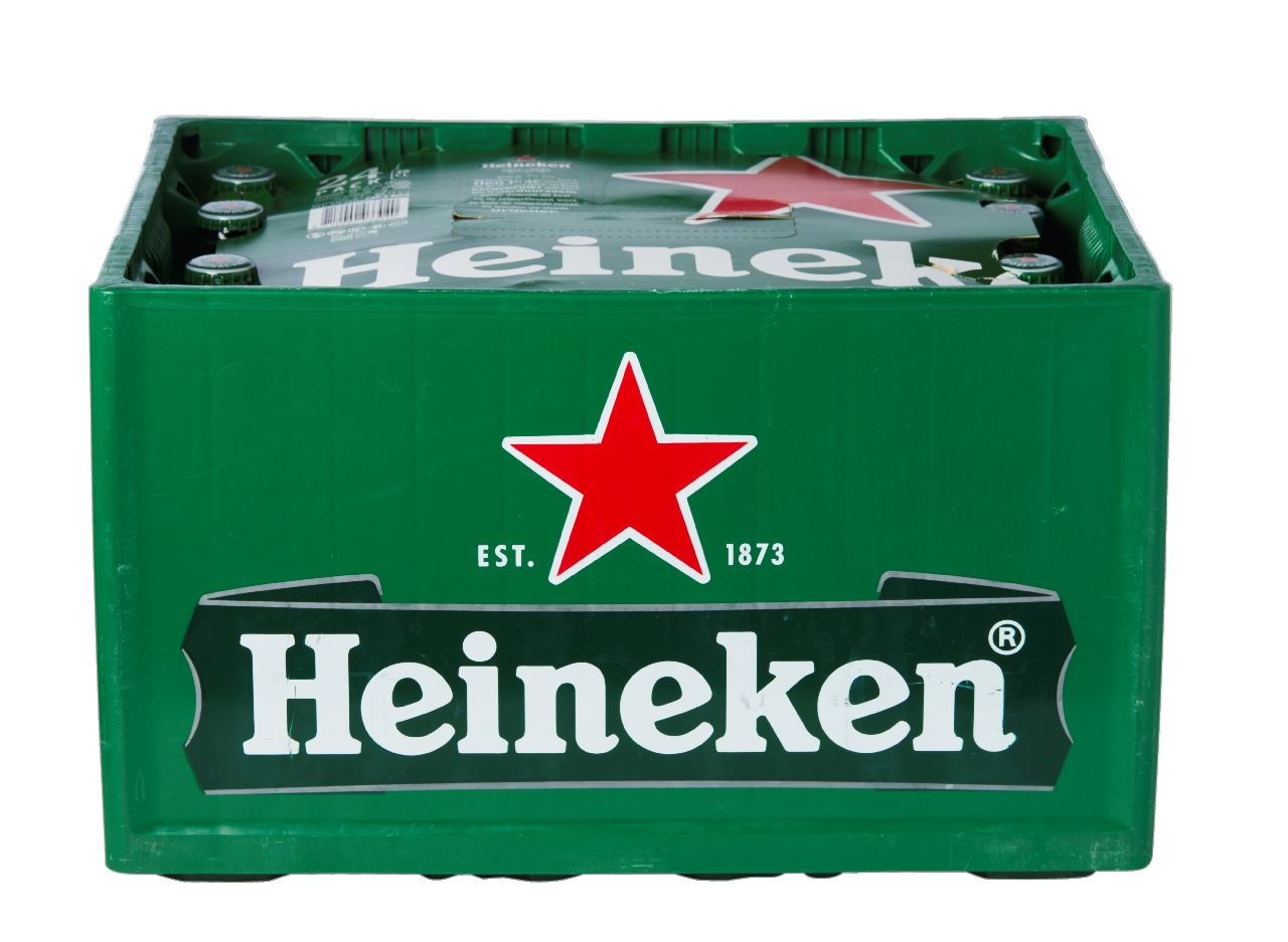 Heineken Krat Premium Pilsener Bier Fles 24 x 30 cl