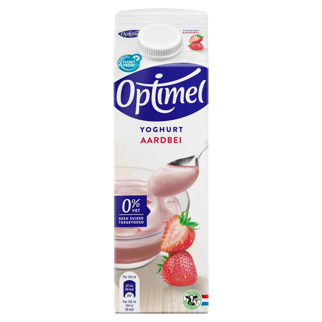 Optimel Yoghurt aardbei 6 x 1 liter