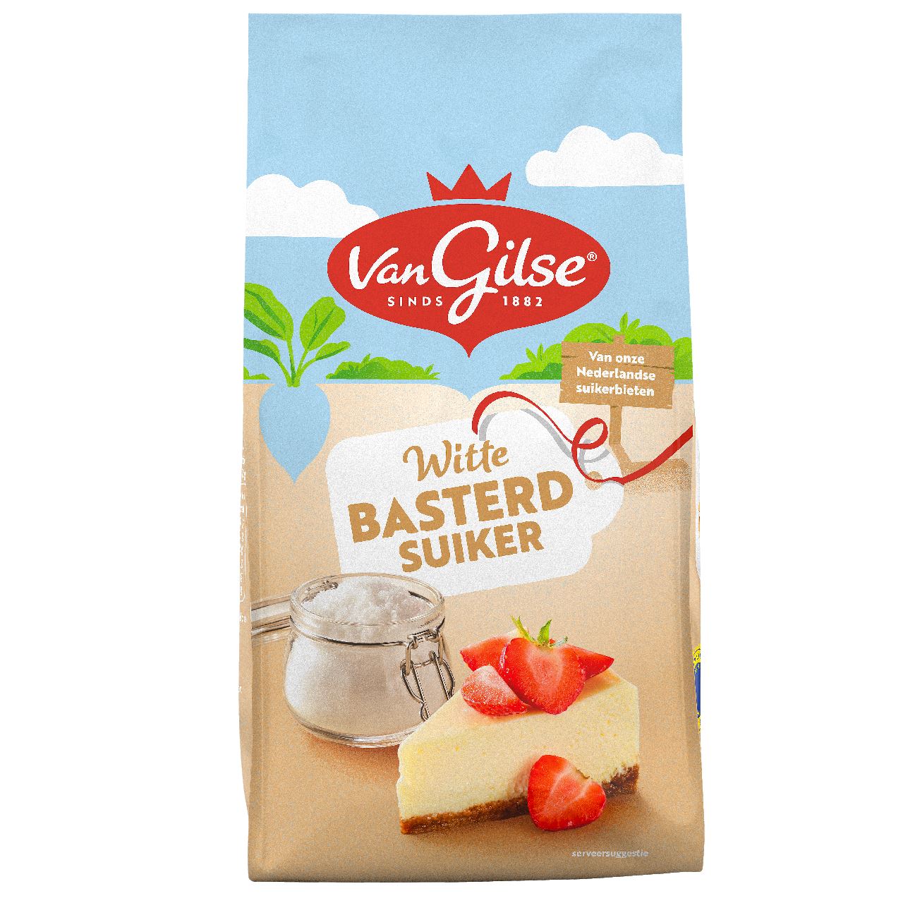 Van Gilse Witte Basterdsuiker 600 g