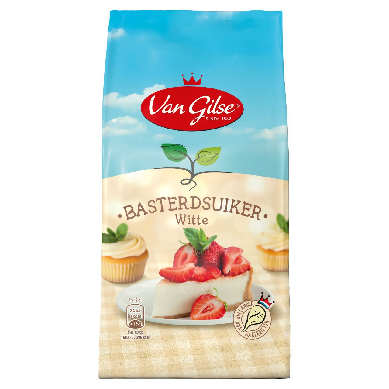 Van Gilse Witte basterdsuiker 12 x 600 gram