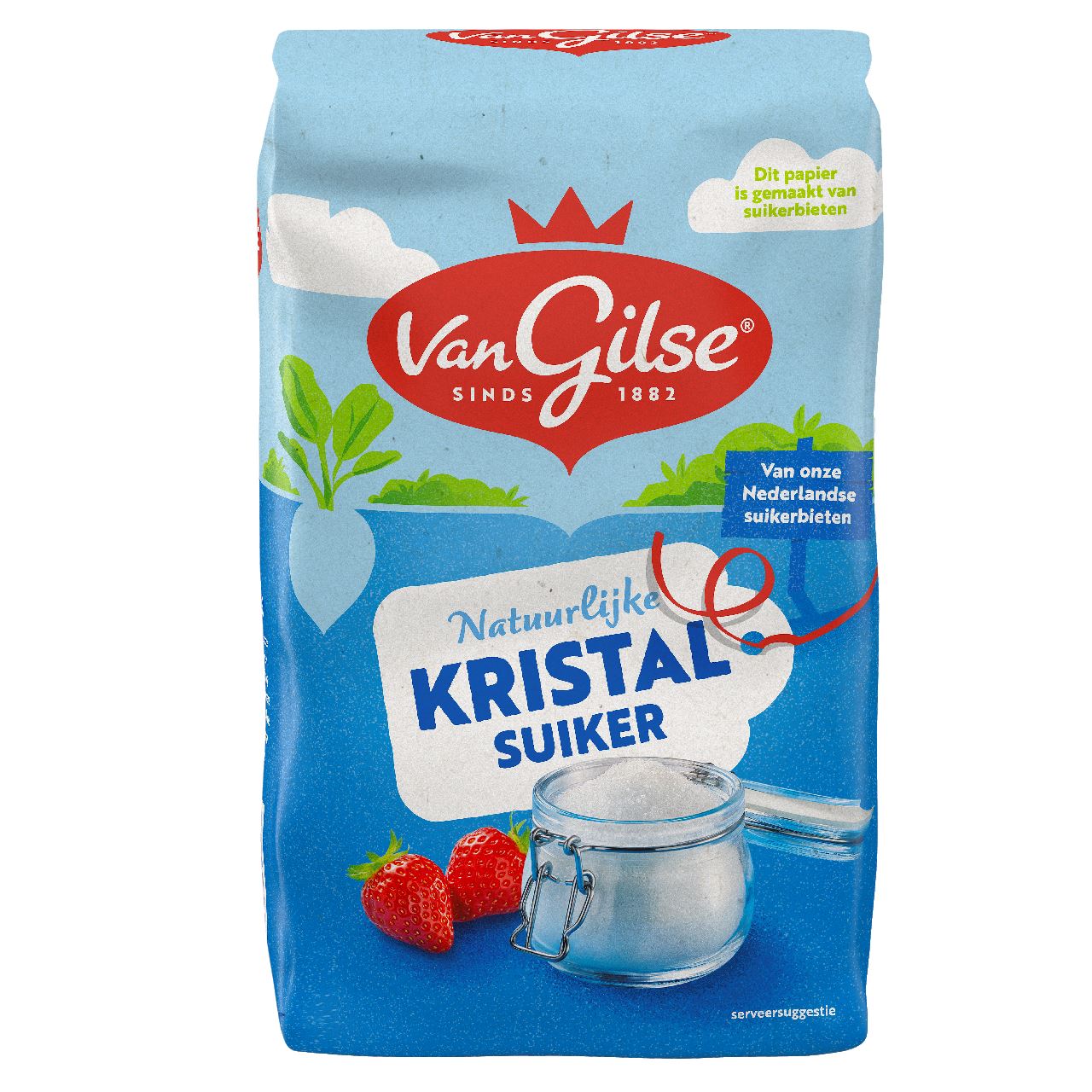 Van Gilse Kristalsuiker 1 kg *
