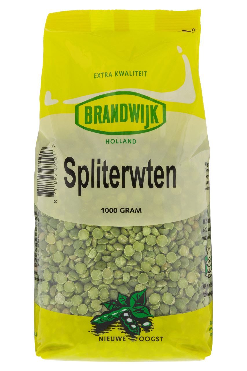 Brandwijk Groene spliterwten 1 kg