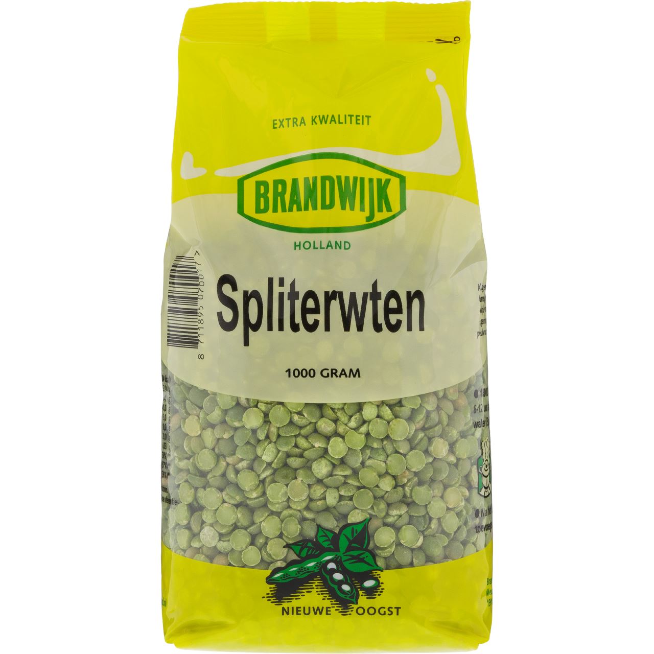 Brandwijk Groene spliterwten 20 x 1 kg