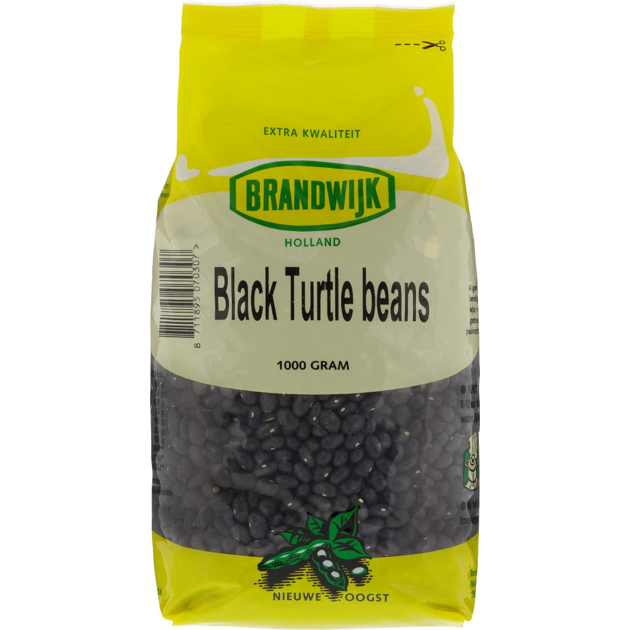 Brandwijk Black Turtle bonen 20 x 1 kg