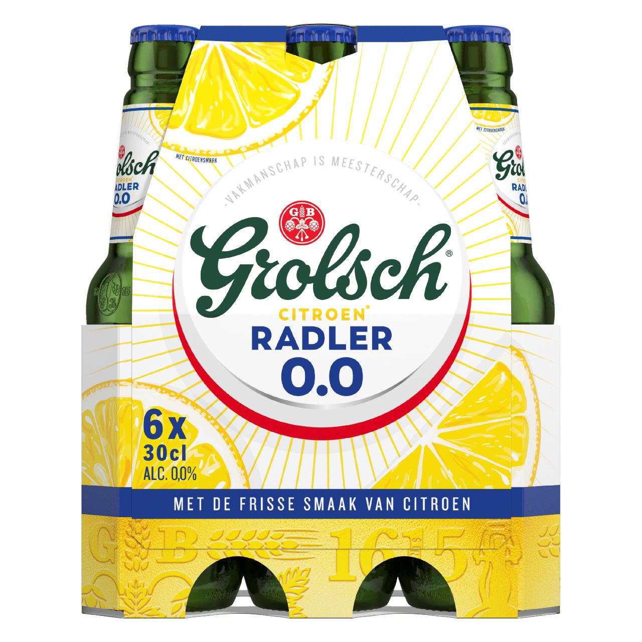 Grolsch 0.0% Radler Citroen 6 x 30 cl fles