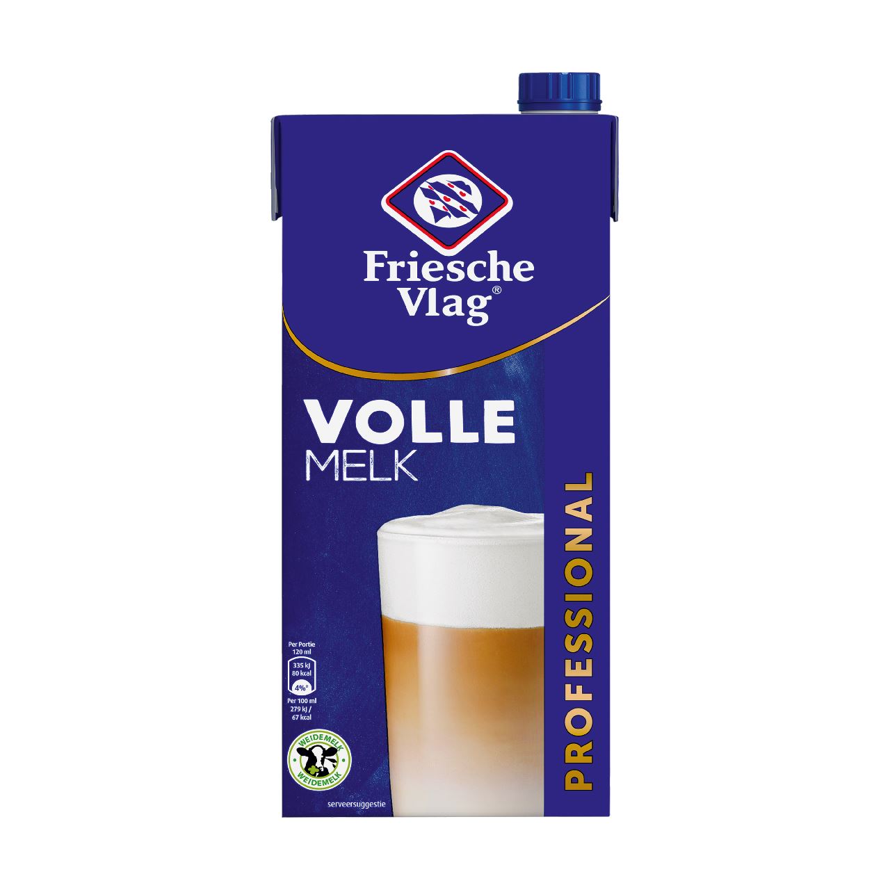 Friesche Vlag Langlekker Volle Melk 12 x 1 l