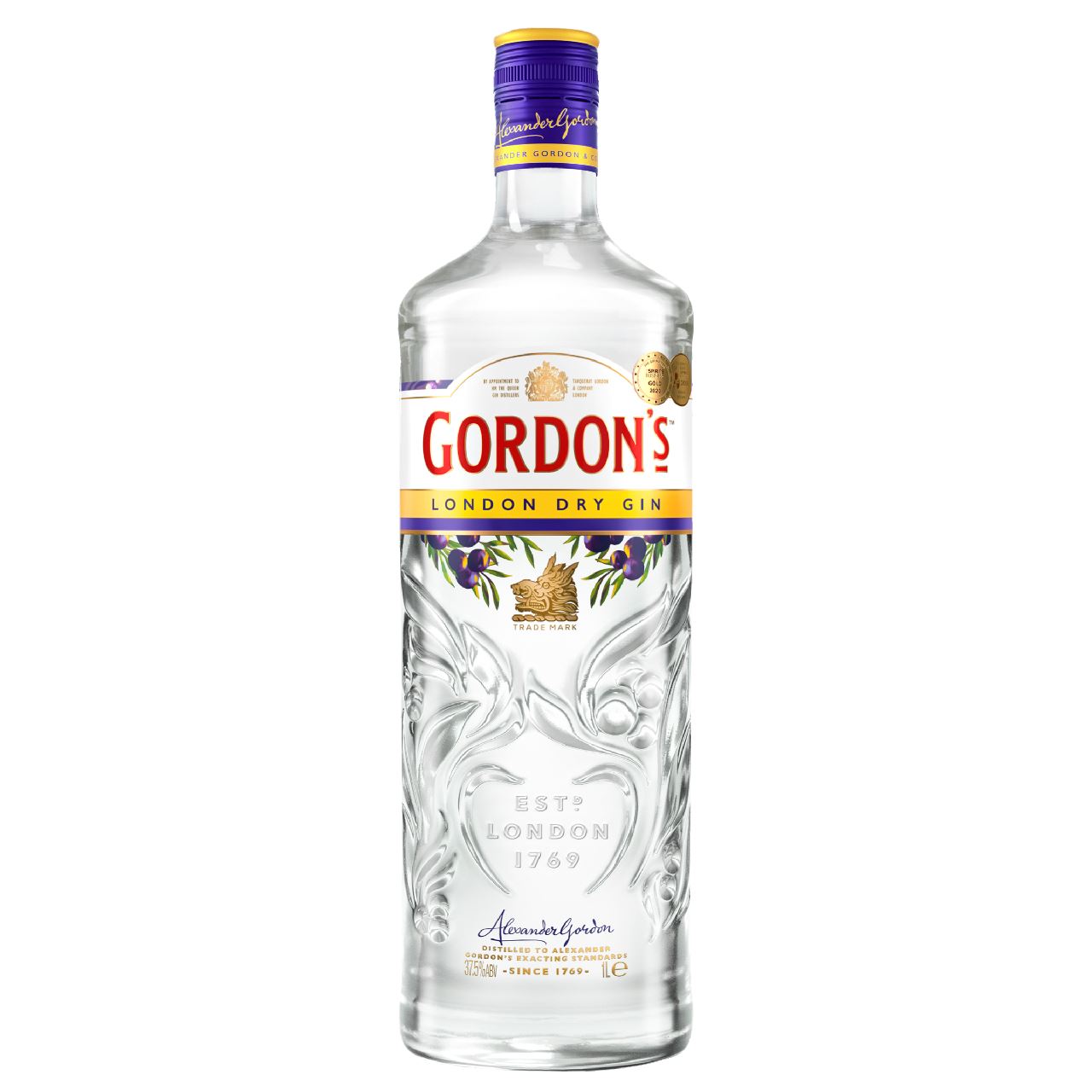 GORDON'S London Dry Gin 1 l 37,5%