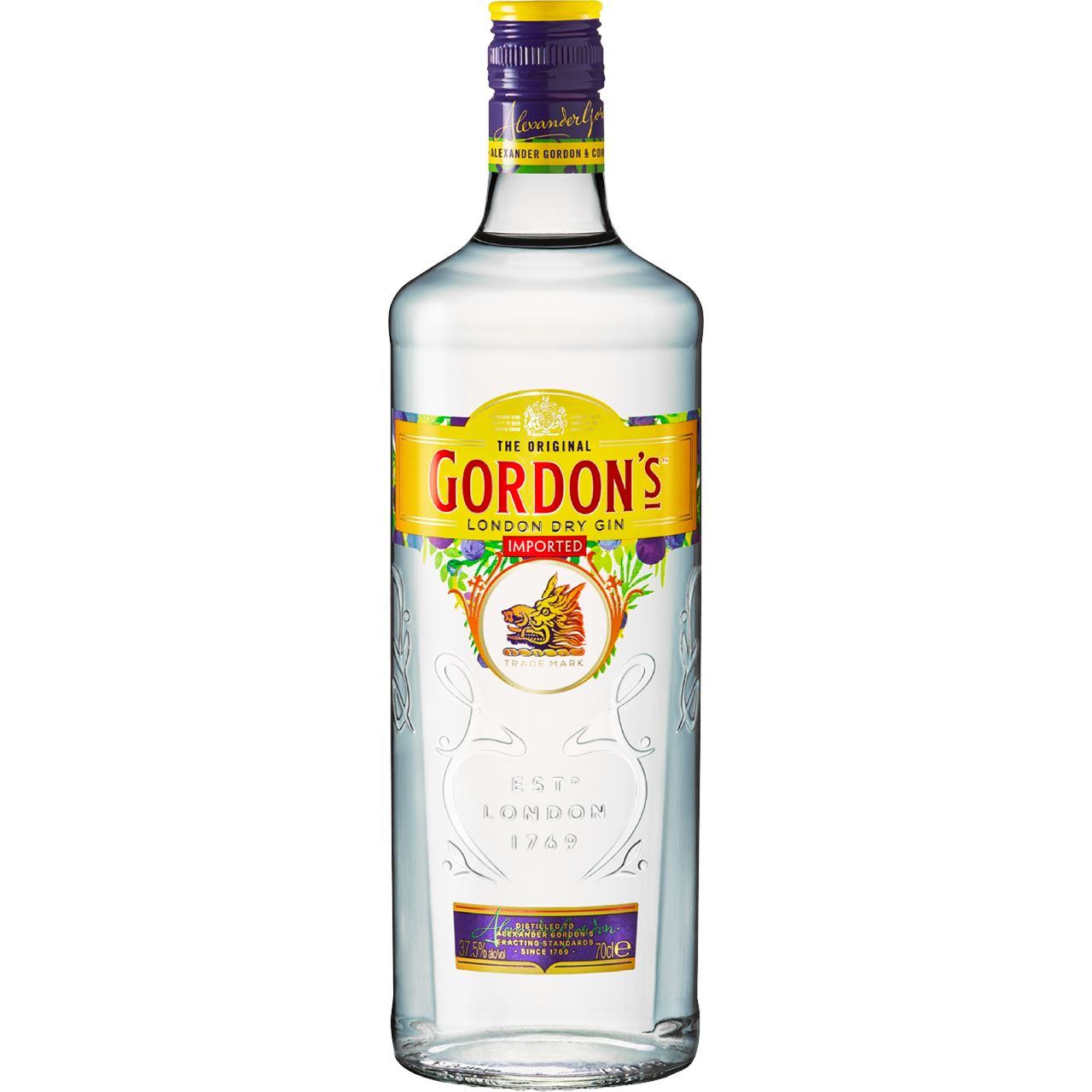 GORDON'S London Dry Gin 6 x 70 cl 37,5%