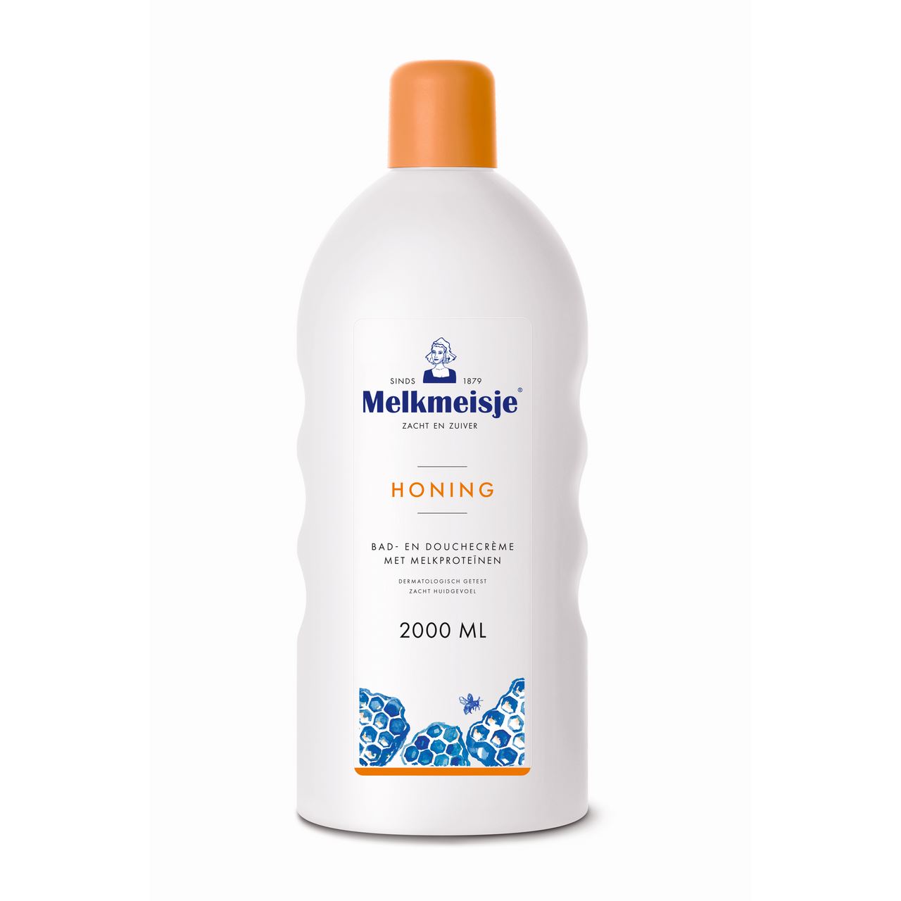 Melkmeisje Bad & douche crème Honing 2 l