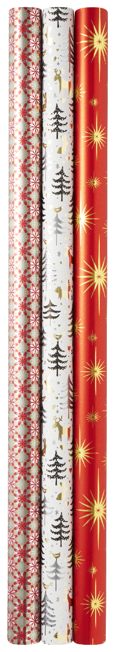 Sigma Kerstpapier 3 Rol 200 x 70 cm