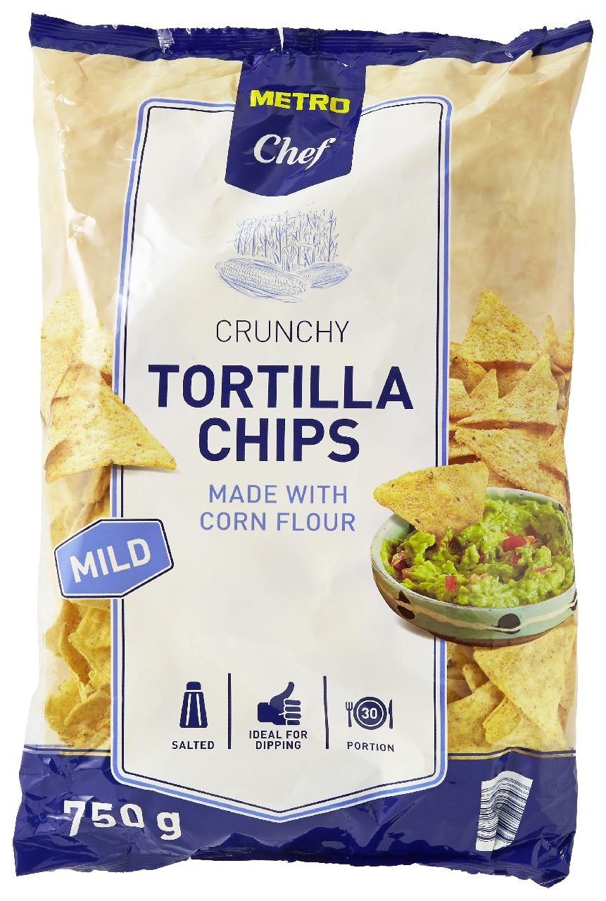 METRO Chef Tortilla chips mild 750 g *