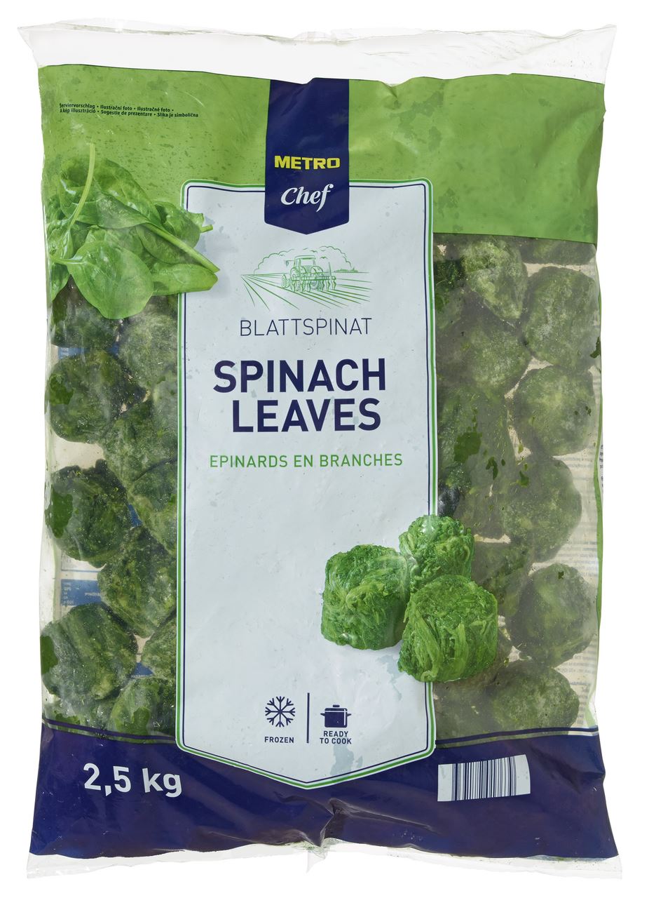 METRO Chef Bladspinazie porties 4 x 2,5 kg *