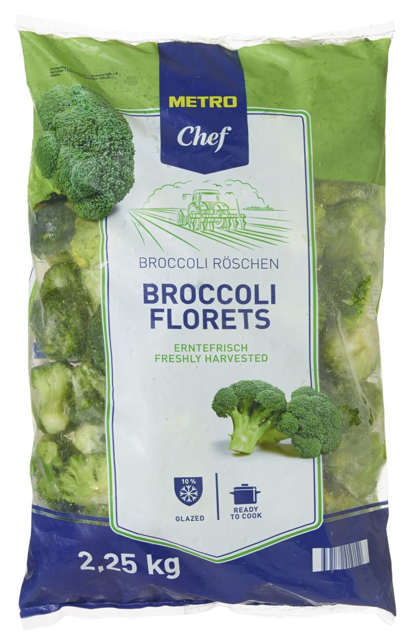 METRO Chef Broccoli roosjes 40/60 2,5 kg
