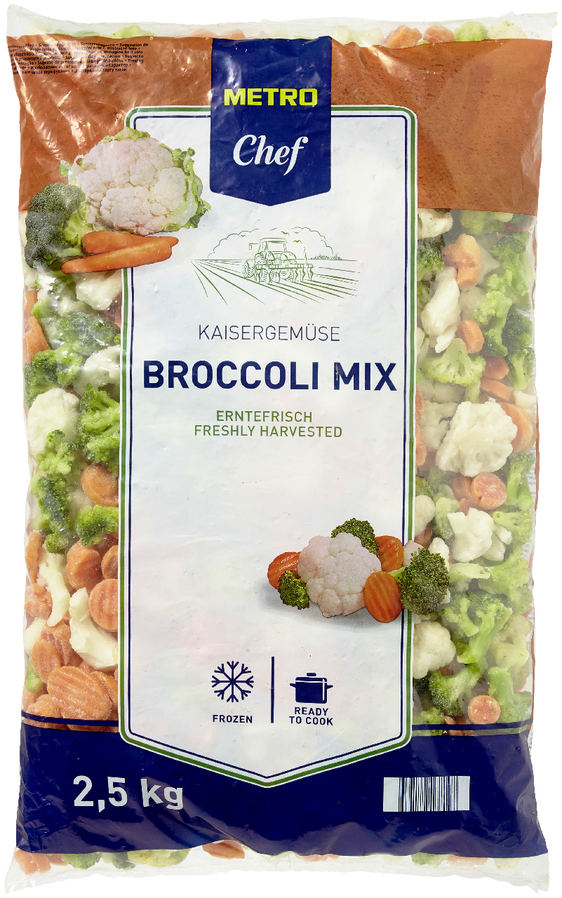 METRO Chef Broccoli/Bloemkool/Wortel mix 2,5 kg *