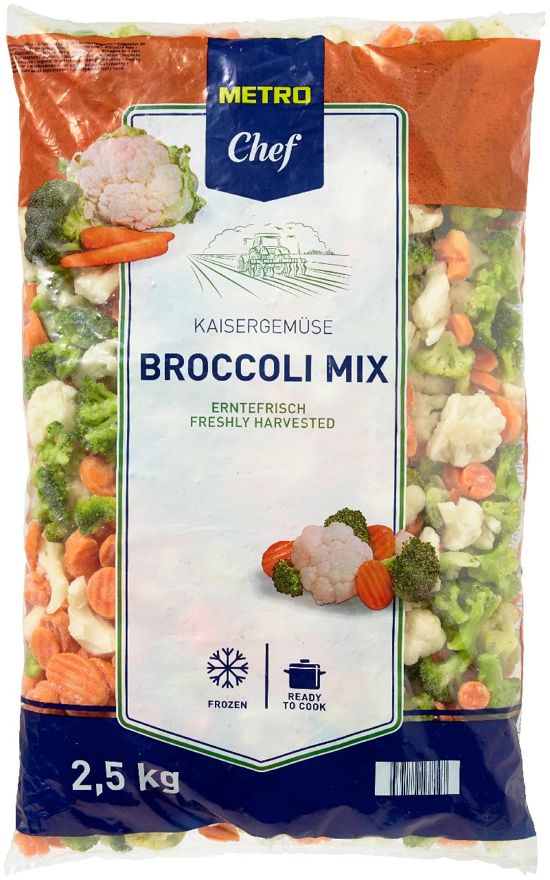 METRO Chef Broccoli/Bloemkool/Wortel mix 2,5 kg *