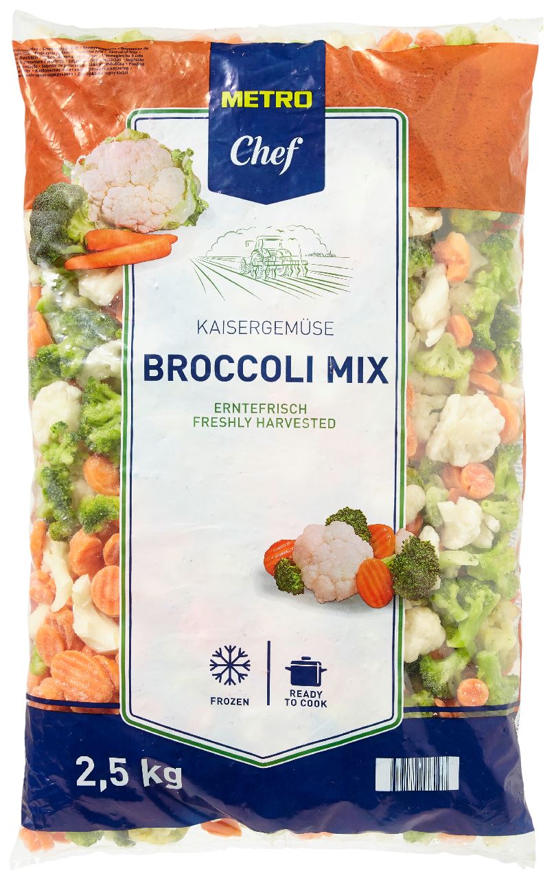 METRO Chef Broccoli/Bloemkool/Wortel mix 4 x 2,5 kg *