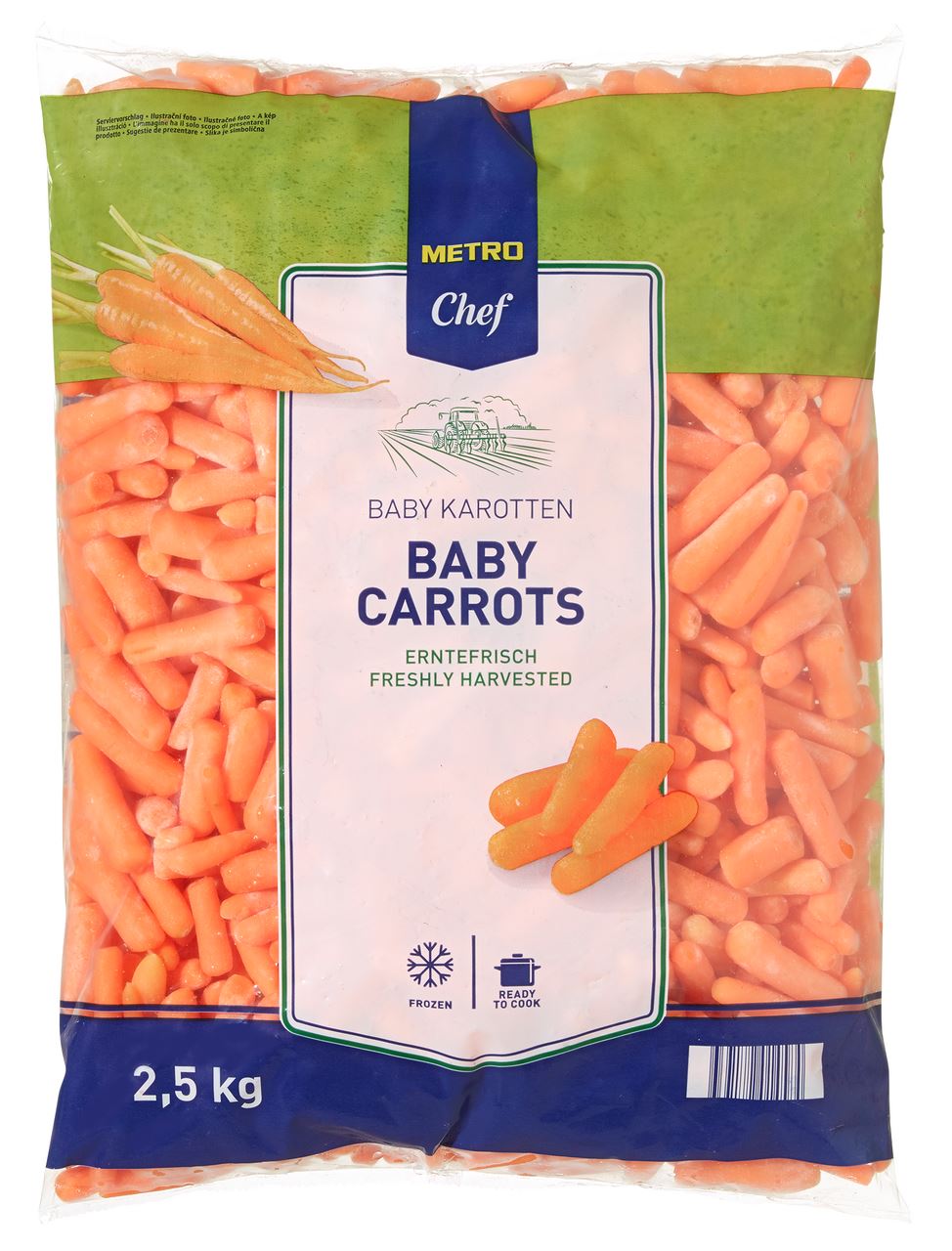 METRO Chef Babywortelen 6/14 4 x 2,5 kg