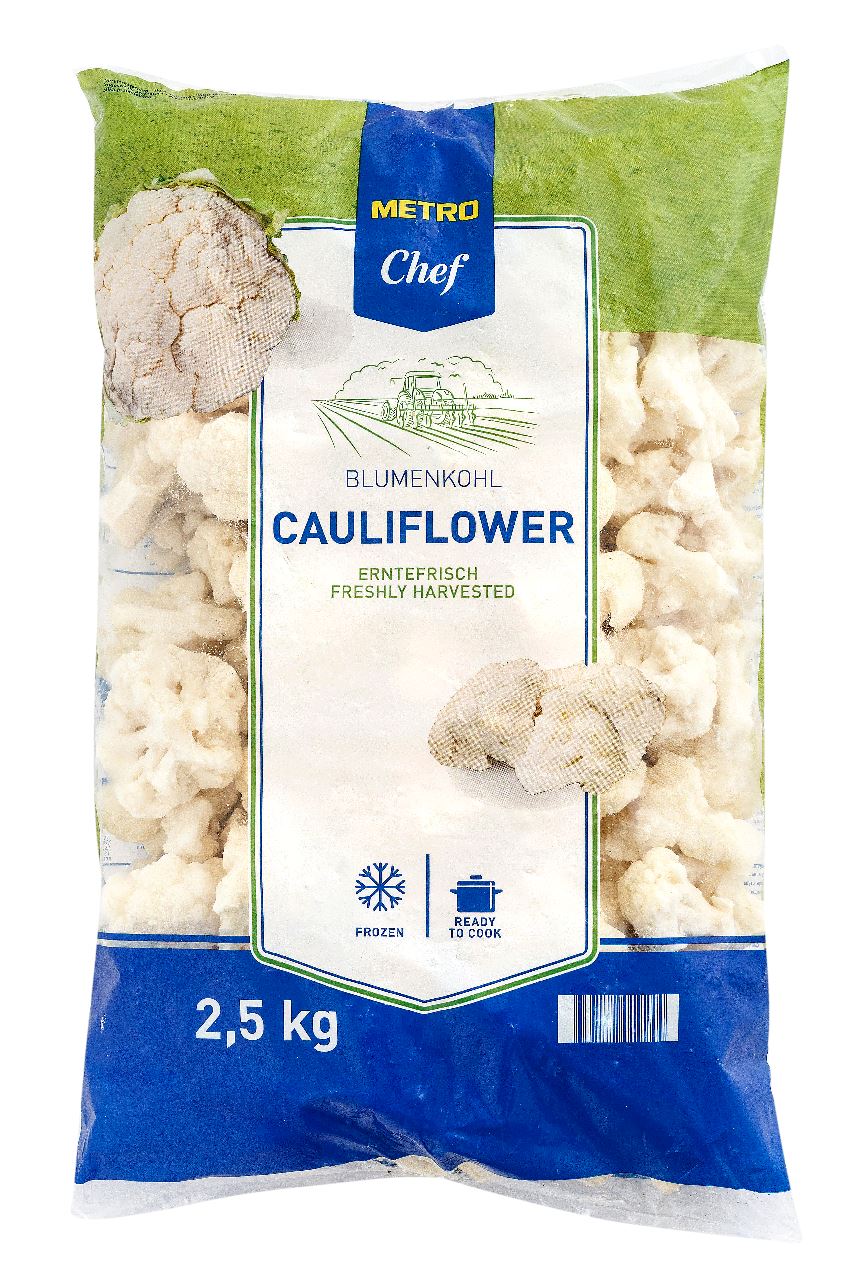 METRO Chef Bloemkool Roosjes 40/60 4 x 2,5 kg *
