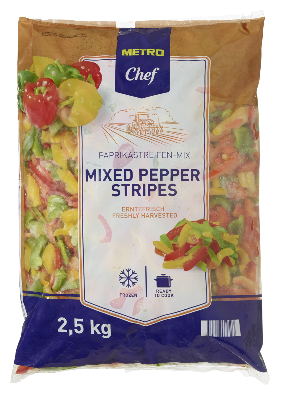 METRO Chef Paprika Reepjes mix 2,5 kg *
