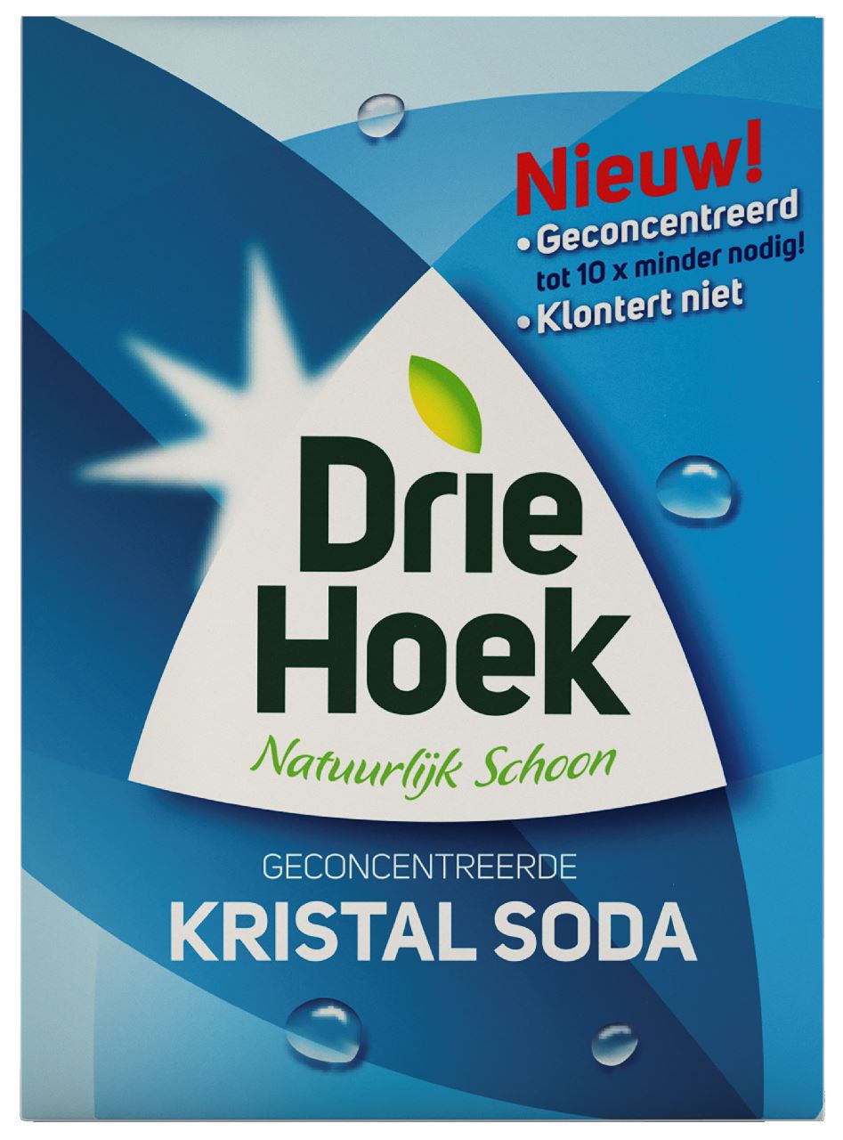 Driehoek Geconcentreerde Kristal Soda 600 g