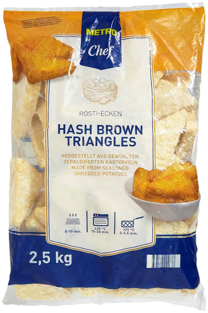 METRO Chef Hashbrowns/Rosti 4 x 2,5 kg