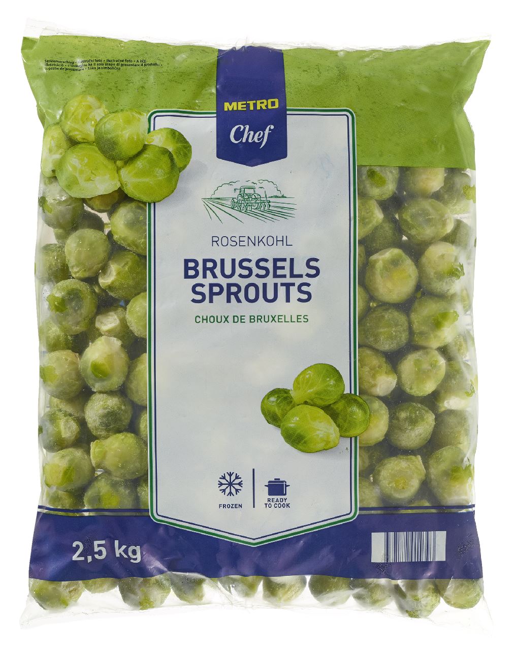 METRO Chef Spruitjes diepvries 2,5 kg