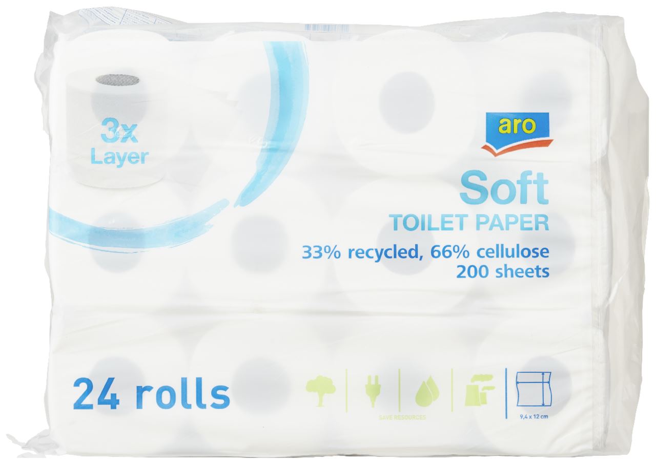 aro Toiletpapier 3-laags 24 rollen