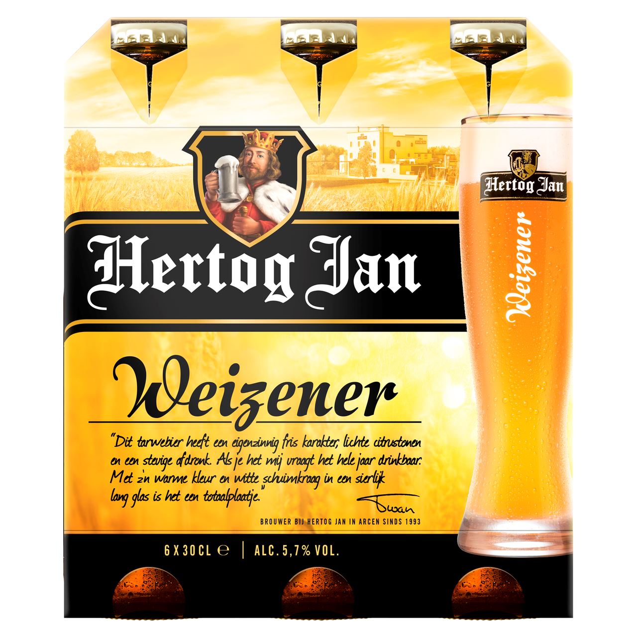 Hertog Jan Witbier fles 6 x 30 cl 5,7%