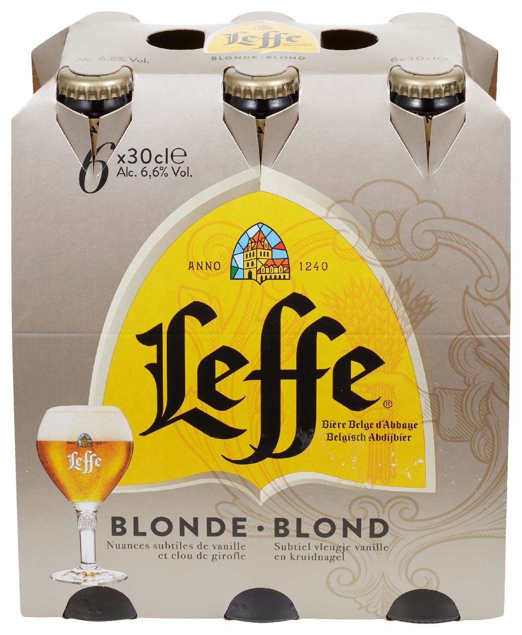 Leffe Blond Belgisch Abdijbier flessen 24 x 30 cl 6,6%