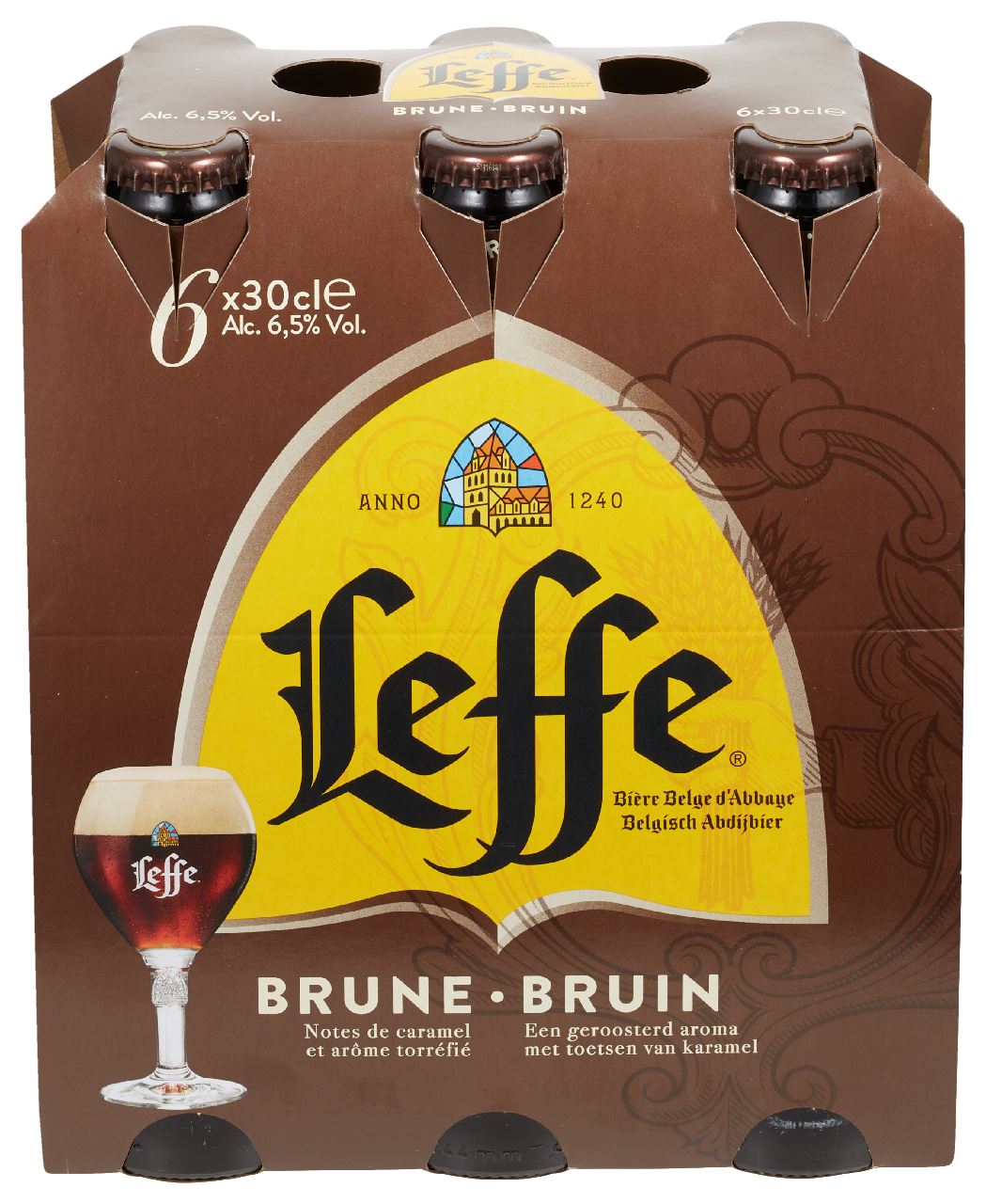 Leffe Bruin Belgisch Abdijbier 4 x 6 x 30 cl
