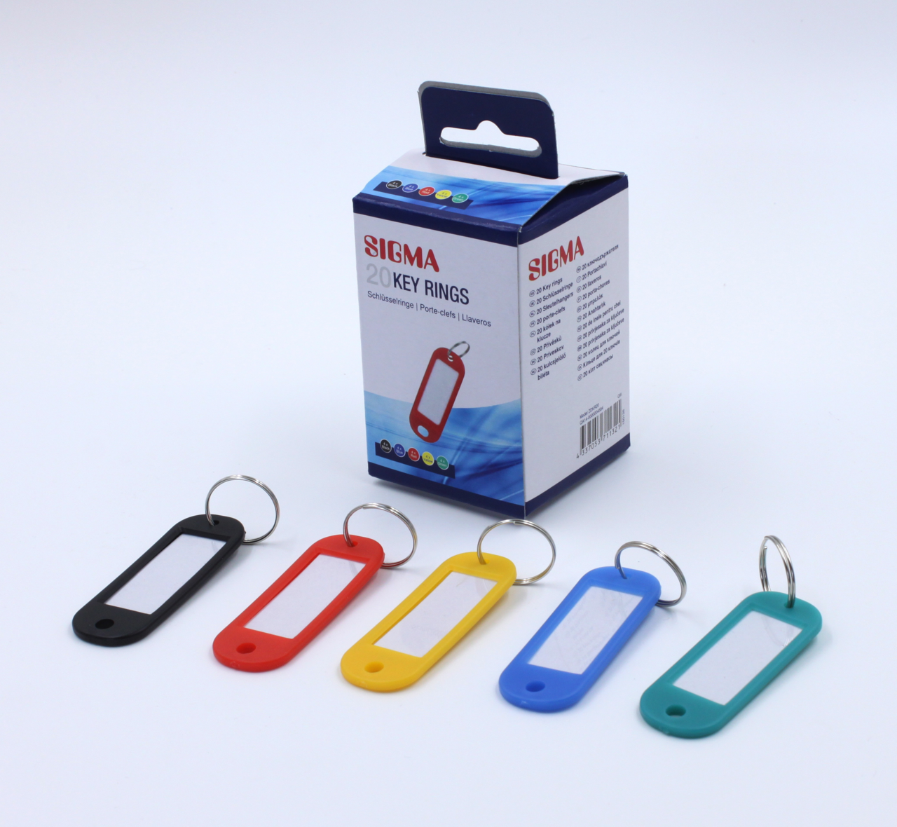SIGMA Sleutelhanger 20 stuks