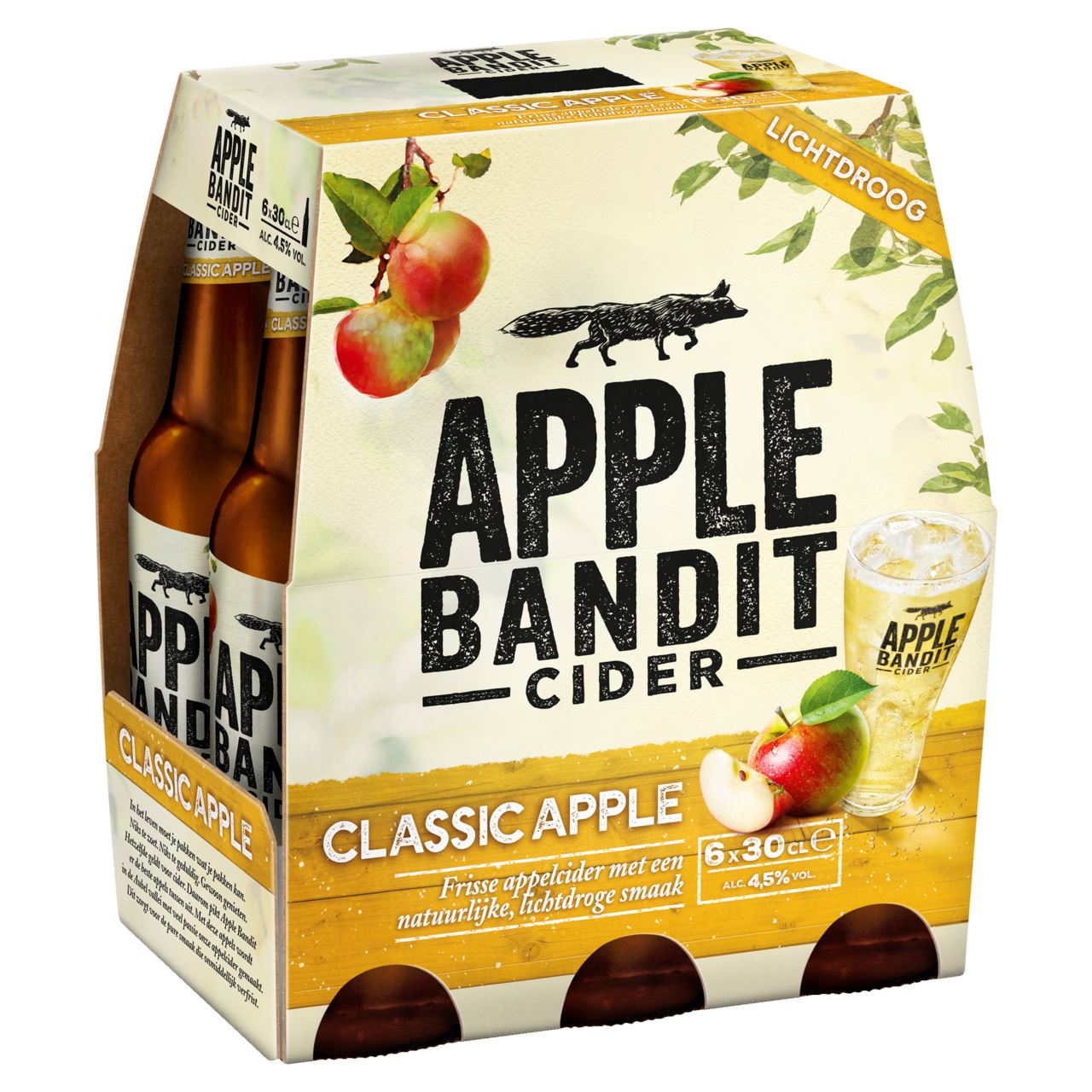 Apple Bandit Cider Classic Apple Fles 24 x 30 cl