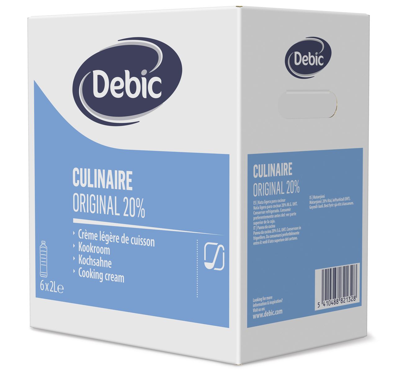 Debic Kookroom Culinaire Original 20% 6 x 2 l *