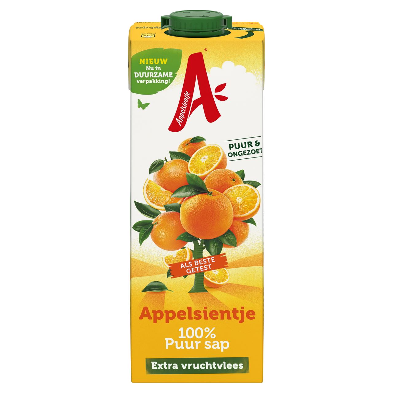 Appelsientje Sinaasappel Extra Vruchtvlees 12 x 1 l