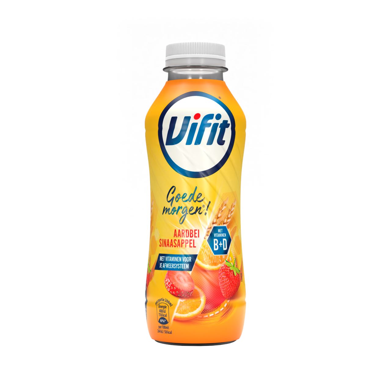 Vifit Goedemorgen! Drinkzuivel Aardbei/Sinaasappel 400 ml