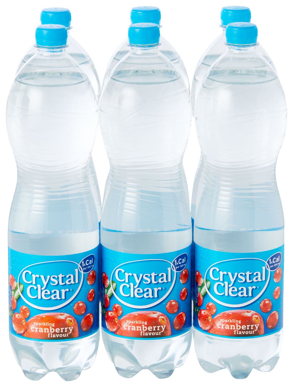 Crystal Clear Cranberry PET 6 x 1,5 l