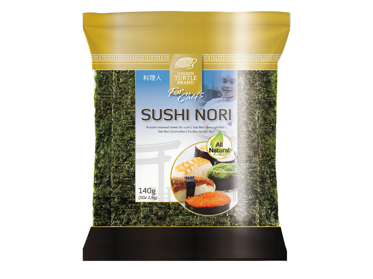 GOLDEN TURTLE BRAND Sushi Nori 140 g