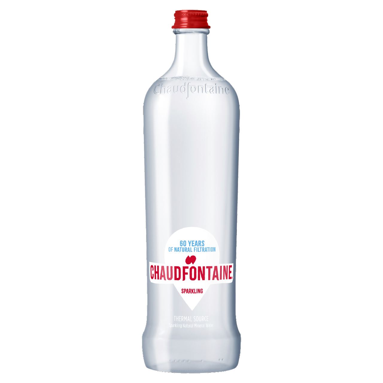 Chaudfontaine Bruisend Natuurlijk Mineraalwater 6 x 75 cl Glazen Fles