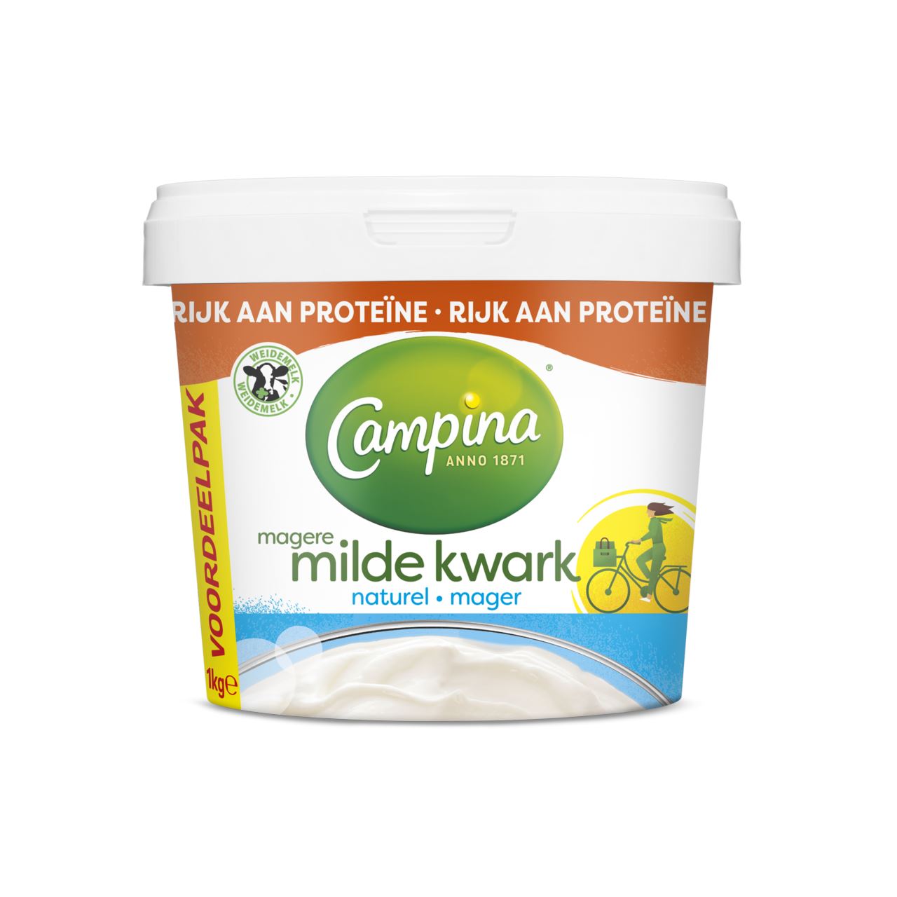Campina magere kwark naturel 1000 g