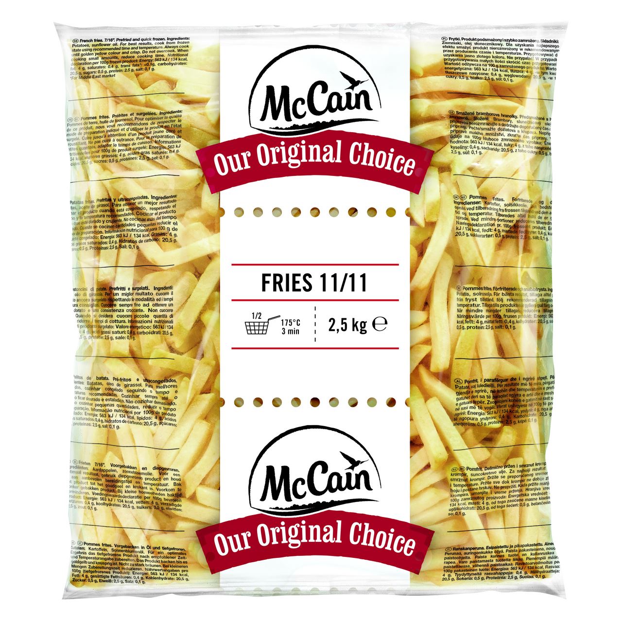 McCain Fries 11/11 2,5 kg