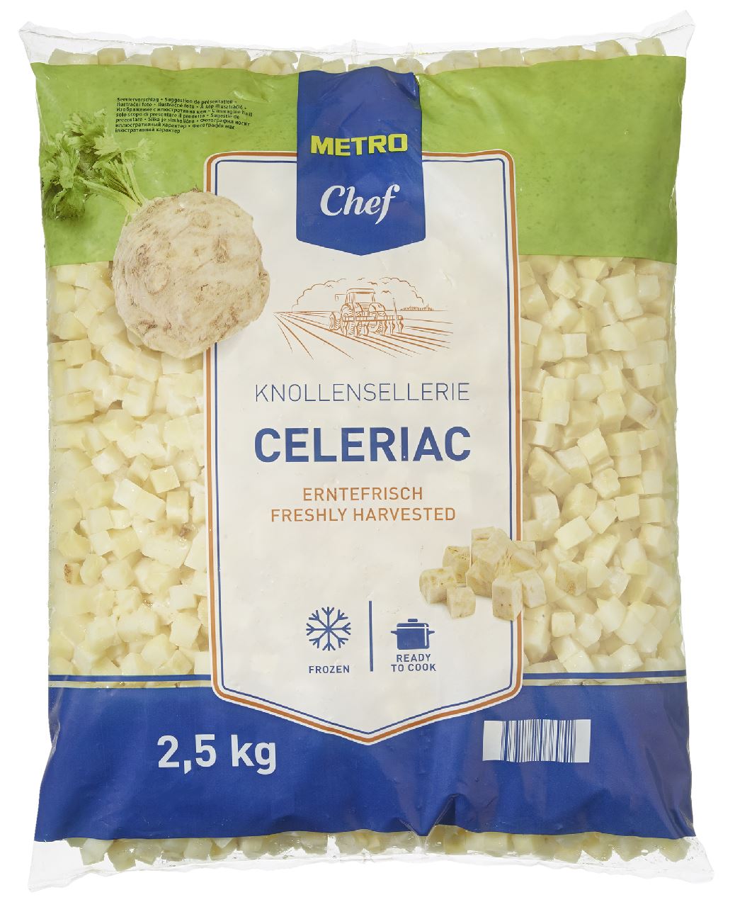 METRO Chef Knolselderijblokjes 2,5 kg