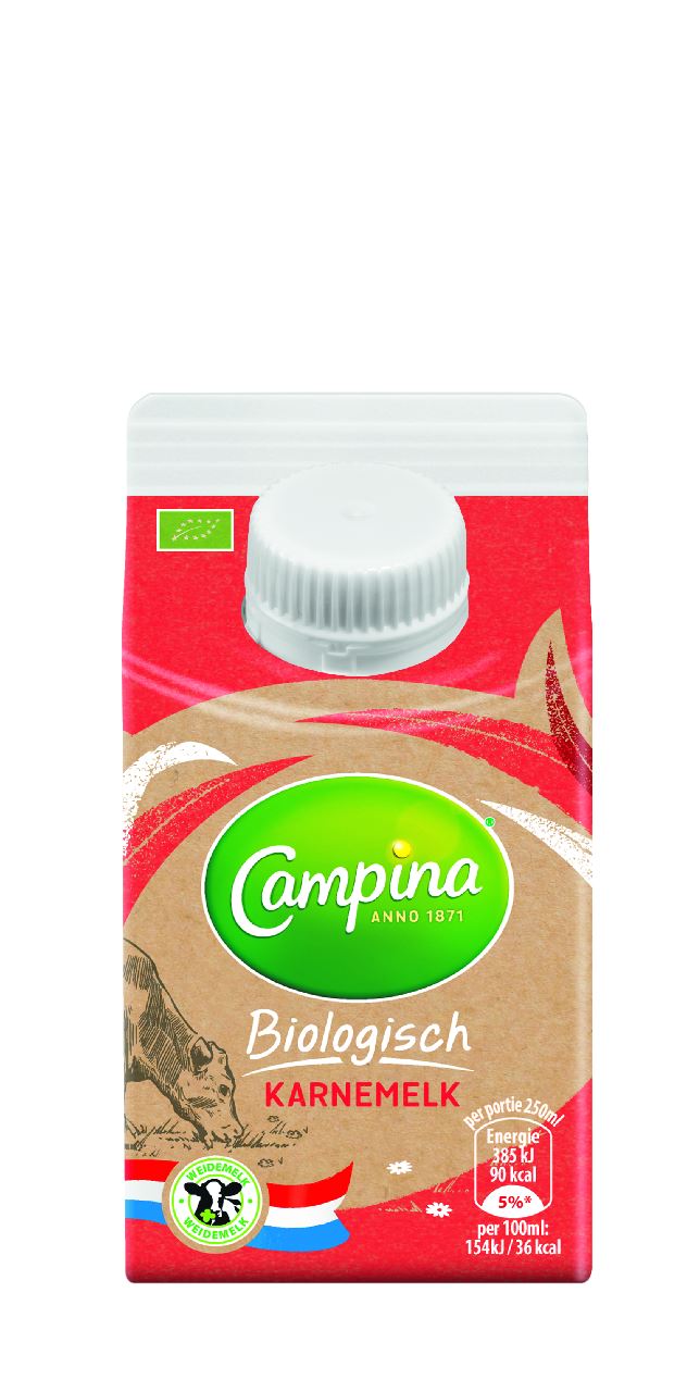 Campina Karnemelk biologische 250 ml