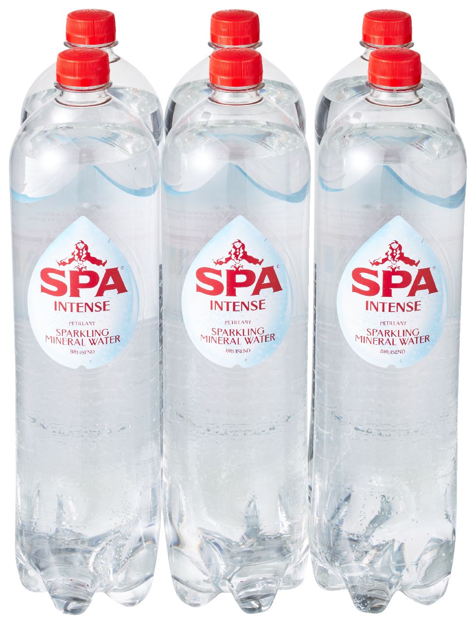 SPA Intense Bruisend Natuurlijk Mineraalwater 6 x 1,5 l