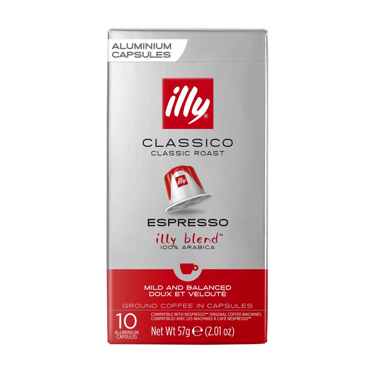 Capsules classico espresso - 10 stuks