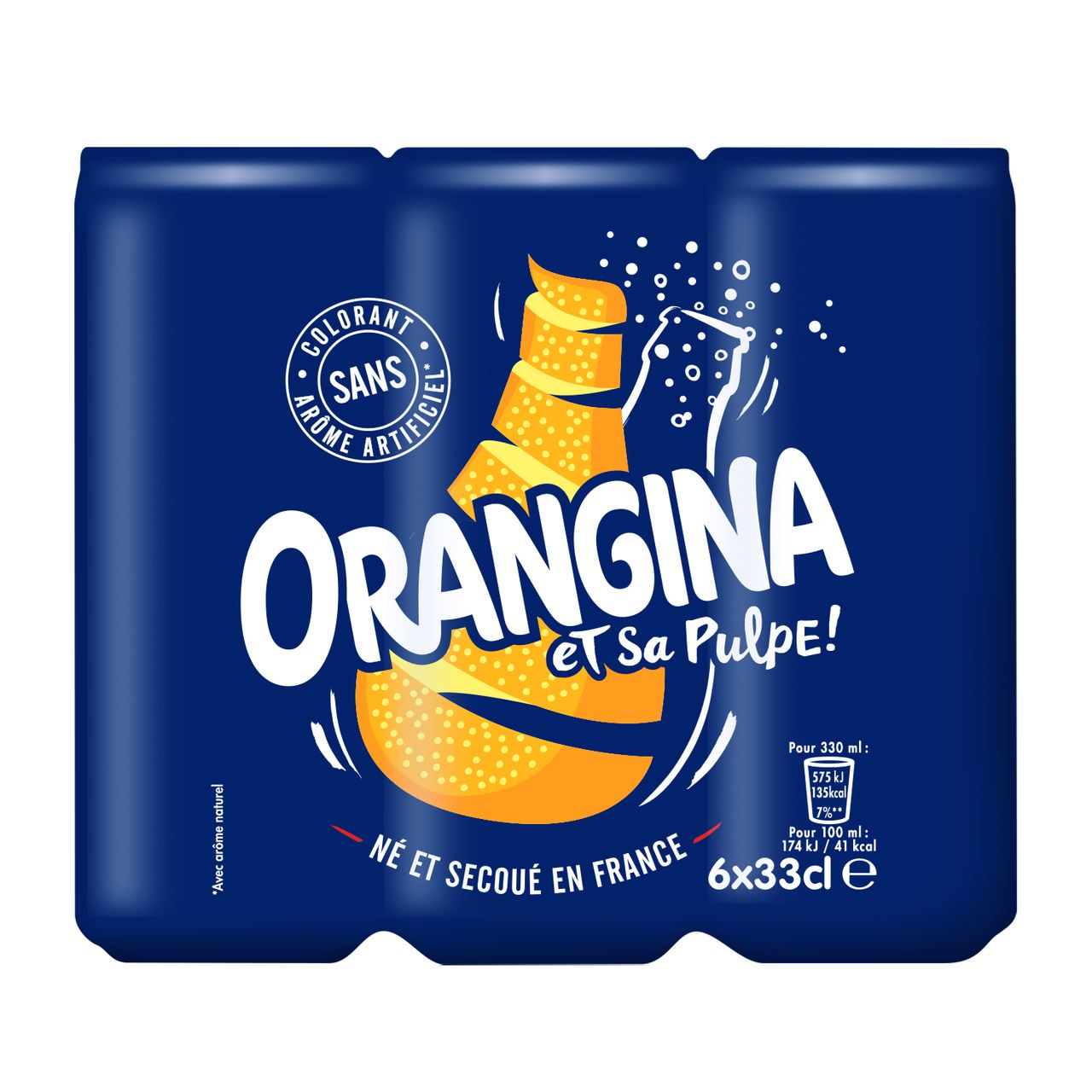 Orangina blik 6 x 33 cl