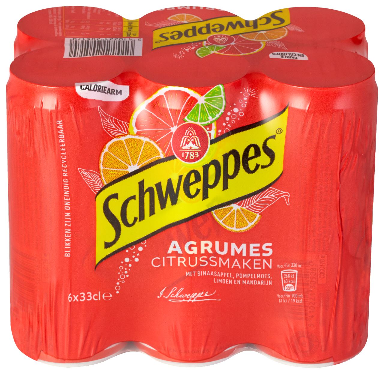 Schweppes Agrum blik 24 x 33 cl