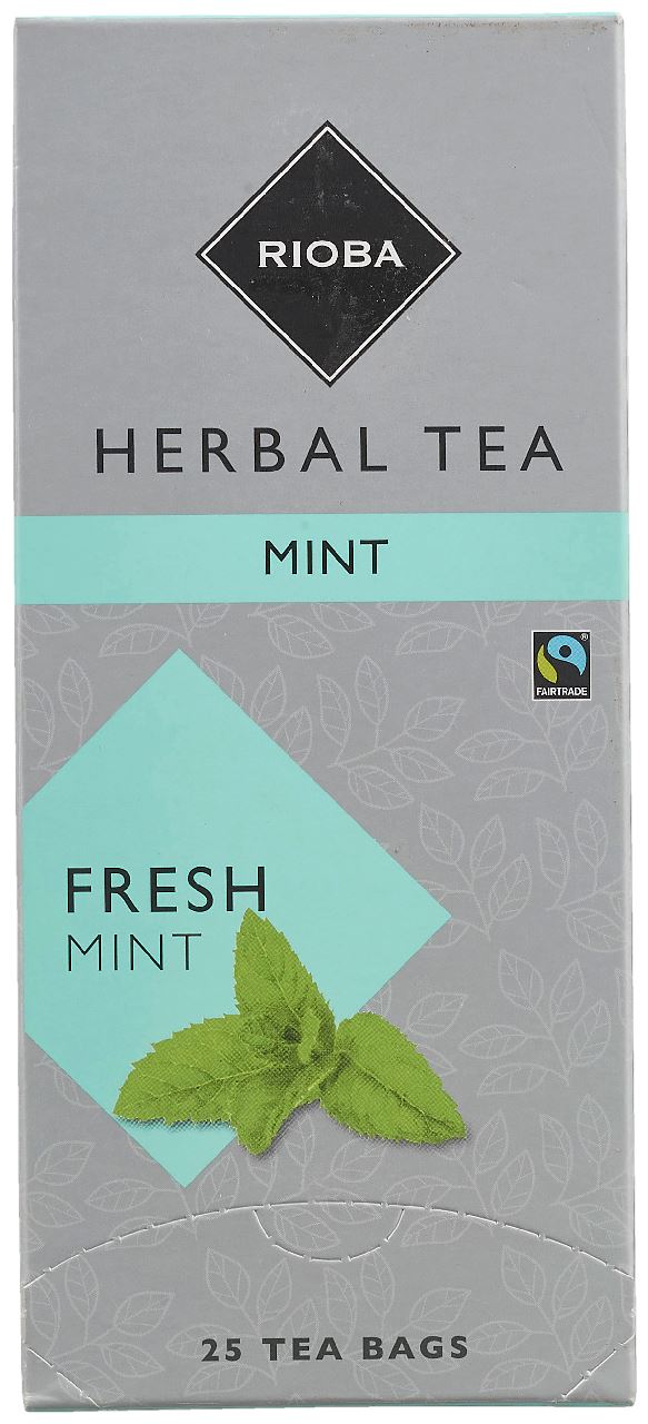 RIOBA Pure munt thee fairtrade 25 x 1,5 gram