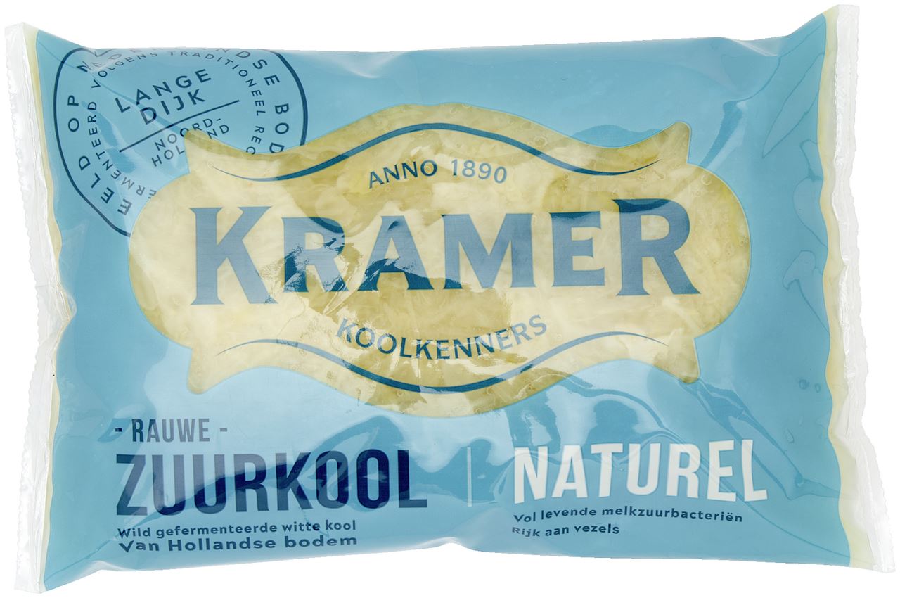 Kramer Rauwe Zuurkool Naturel 500 Gram