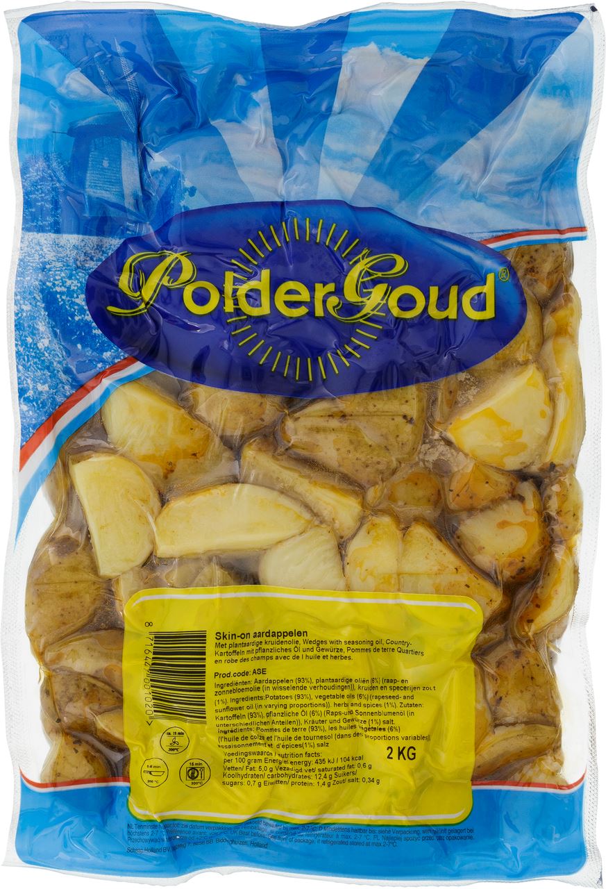 PolderGoud Skin-on met kruidenolie 4 x 2 kg *